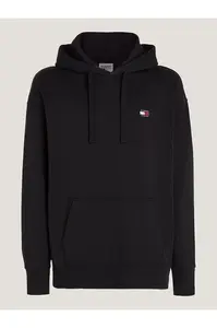 Černá mikina Tommy Hilfiger s kapucí