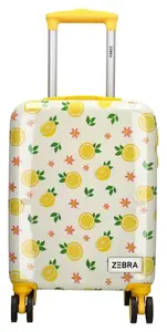 Dětský kufr Zebra Trends Avonturier 21492 Lemon