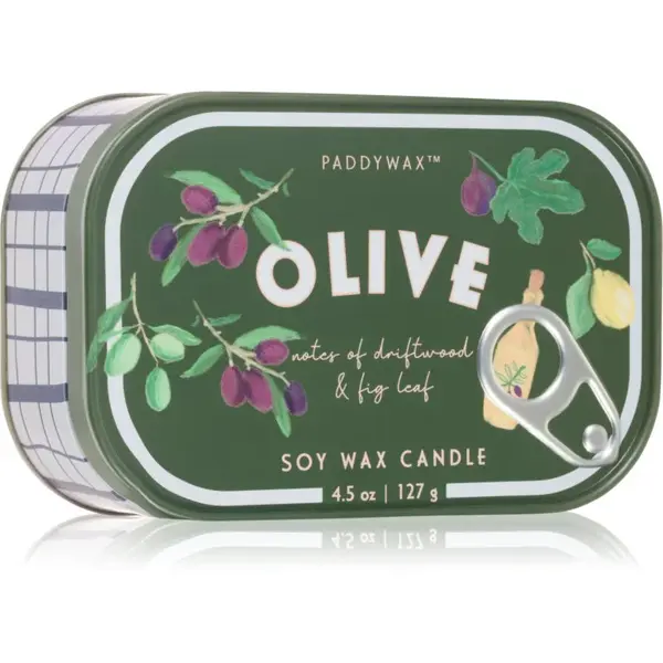 Paddywax Bistro Tin Fig & Olive vonná svíčka v plechovce 127 g