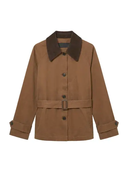VERO MODA Prechodný kabát 'VMCammie'  pueblo / tmavohnedá
