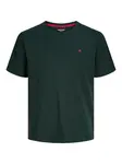 JACK & JONES Tričko 'JJEPaulos'  tmavozelená