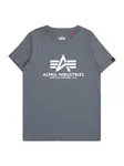 ALPHA INDUSTRIES Tričko  opálová / čierna / biela