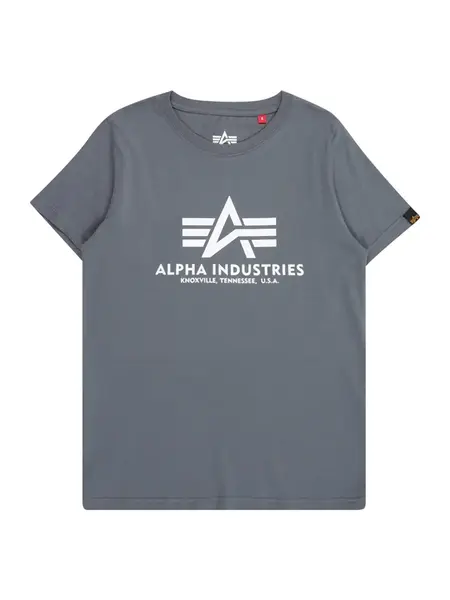 ALPHA INDUSTRIES Tričko  opálová / čierna / biela