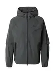 Nike Sportswear Prechodná bunda  tmavosivá / čierna