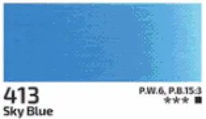 Akrylová barva Rosa 200ml – 413 sky blue