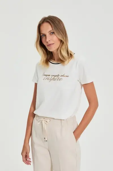 Dámské triko Marisse, off white
