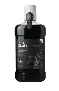 ECODENTA Extra Whitening ústna voda s čiernym uhlím