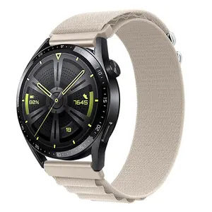 BStrap Nylon Loop remienok na Xiaomi Amazfit GTS, starlight