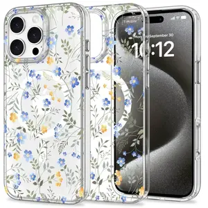 Tech-Protect Magmood MagSafe kryt na iPhone 16 Pro, spring flowers