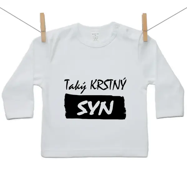 Boodyy Tričko s dlhým rukávom Taký krstný syn 134 (8-9 rokov)