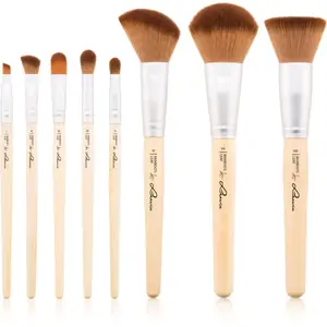 Luvia Cosmetics Bamboo’s Leaf Brush Set sada štetcov s puzdrom