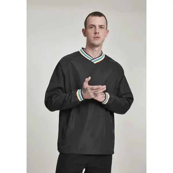 Warm Up Pull Over blk/multicolor