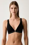 Emporio Armani Underwear podprsenka plunge bavlnená s elastanom