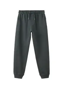 MANGO KIDS Nohavice 'FRANCIA'  tmavosivá