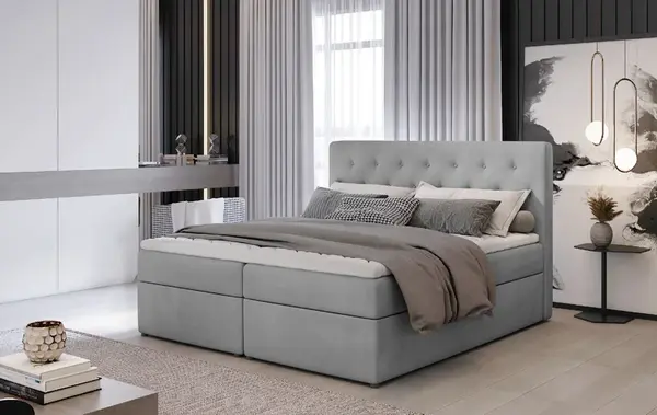Boxspring Loree Rozměr: 160 x 200 cm, látka: Monolith 84
