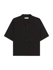 Bershka Košeľa  čierna