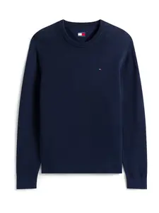 Tommy Jeans Sveter 'ESS'  námornícka modrá