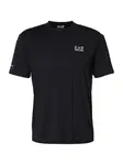 EA7 Emporio Armani Tričko  čierna / biela