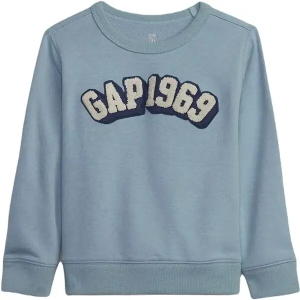 GAP BABY Dětská mikina, světle modrá, velikost 4Y