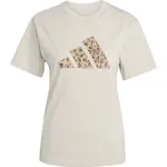 adidas ANIMAL TEE W Dámské triko, béžová, velikost