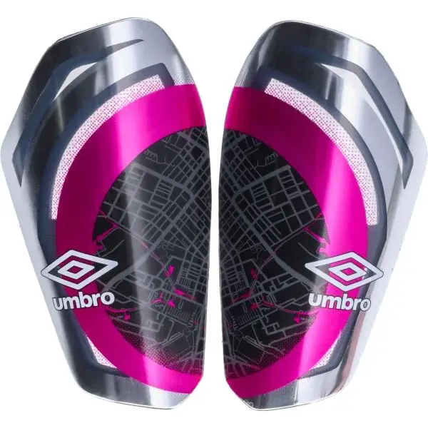 Umbro NEO PRO TECTA II GUARD W/SLEEVE Fotbalové chrániče, šedá, velikost