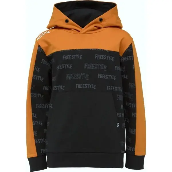 Lewro MAD Chlapecká mikina, hnědá, velikost 164-170