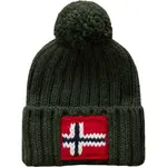 Napapijri SEMIURY 5 Zimní čepice, tmavě zelená, velikost UNI