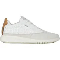 Geox U AERANTIS Pánská volnočasová obuv, bílá, velikost