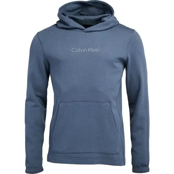 Calvin Klein ESSENTIALS PW HOODIE Pánská mikina, modrá, velikost
