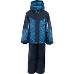 ALPINE PRO PERGO Dětský lyžařský set, tmavě modrá, velikost 128-134