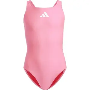 adidas 3 BARS Dívčí plavky, růžová, velikost