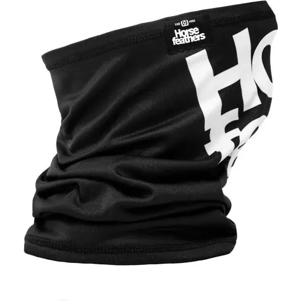 Horsefeathers NECKWARMER PRINTED Pánský nákrčník, černá, velikost UNI