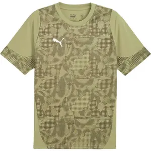Puma TEAMCUP TRAINING JERSEY TEE Pánský dres, khaki, velikost