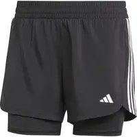 adidas 2-IN-1 PACER Dámské sportovní trenky, černá, velikost