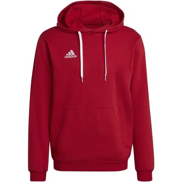 adidas ENT22 HOODY Pánska futbalová mikina, červená, veľkosť
