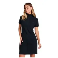 Converse STAR CHEVRON ZIP UP DRESS Dámské šaty, černá, velikost