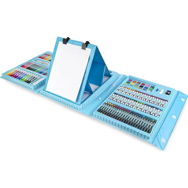 Spokey Kreatívna výtvarná sada II 208 ks modrá