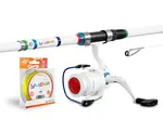 Delphin detský set yupie prút 1,8 m 40 g + navijak 3t + vlasec 0,22 mm