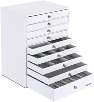 Troli Moderná šperkovnica s 9 zásuvkami