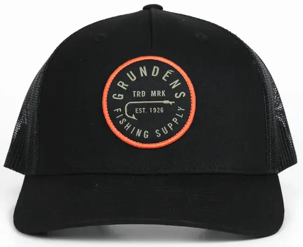 Grundéns šltovka hook trucker fp solid black