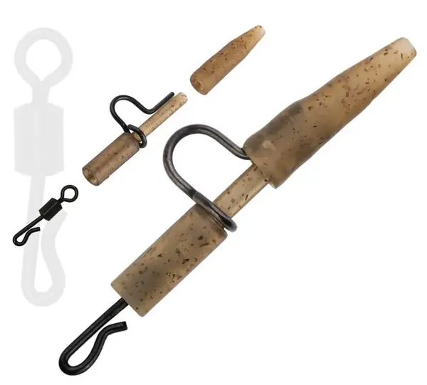 Zfish závesky heavy duty clip & tail rubber + qc 6 ks