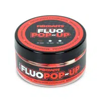 Mikbaits mini plávajúce boilie fluo 100 ml 10 mm - brusnica cesnak