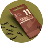 One more cast obratlík vitabitz quick change ring swivel 8 ks - veľkosť 11