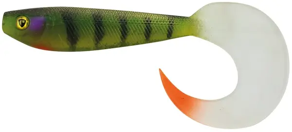 Fox rage gumová nástraha new pro grub colours uv stickleback-12 cm