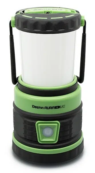 Delphin kempová lampa aura+ uc