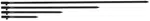 Starbaits vidlička black spot dlx bankstick - 30-50 cm