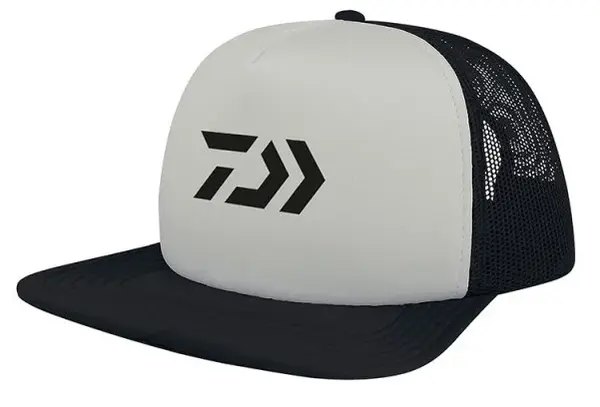 Daiwa šiltovka d-vec mesh cap white black