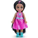 Zuru Sparkle Girlz Winter Princess ružové šaty Čierne vlasy