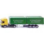 Siku Super LKW kamión Mercedes Actros s 2 kontajnery 1:50