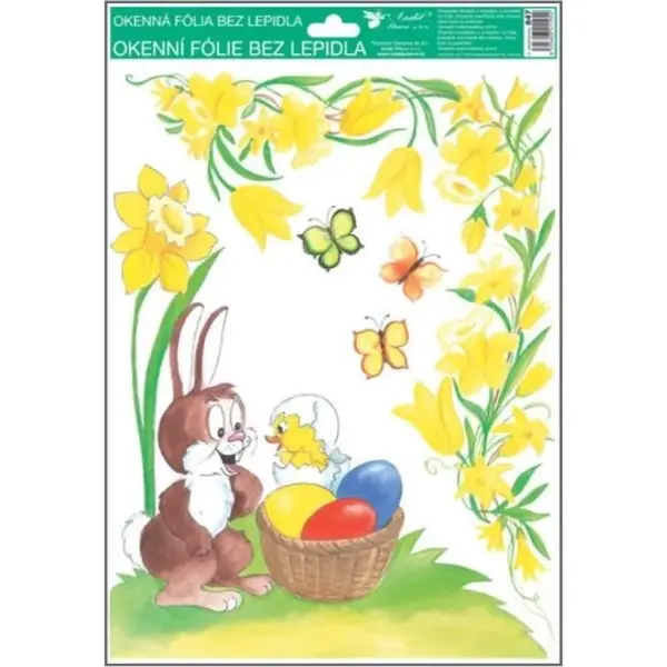 Okenné fólie rohová tradičné veľkonočné motívy 33,5 x 25,5 cm obrázok 4